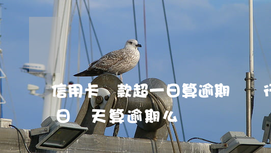 信用卡還款超一日算逾期嗎(銀行卡超過還款日兩天算逾期么)