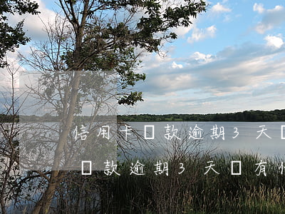 信用卡還款逾期3天會有什么后果-信用卡還款逾期3天會有什么后果嗎