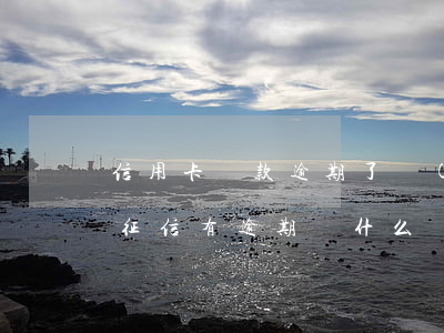 信用卡還款逾期了會(huì)上征信嗎-征信有逾期為什么還能辦信用卡
