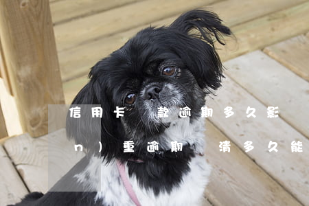 信用卡還款逾期多久影響貸款(貸款嚴(yán)重逾期還清多久能申請(qǐng)信用卡)