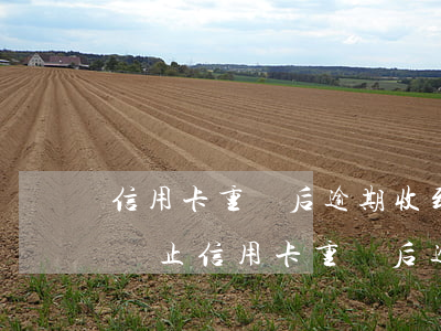 信用卡重組后逾期收到短信協(xié)議終止（信用卡重組后逾期）