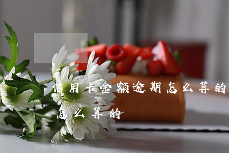 信用卡金额逾期怎么算的(信用卡逾期次数是怎么算的)