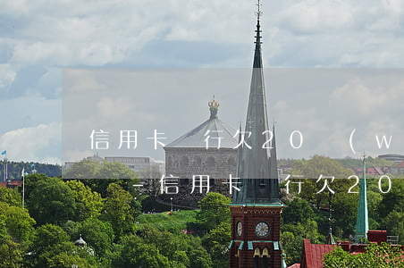 信用卡銀行欠20萬(wàn)還不上怎么辦-信用卡銀行欠20萬(wàn)還不上怎么辦呢