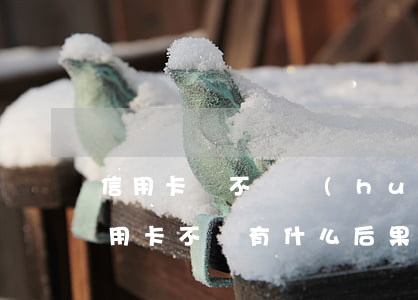 信用卡錢不還會(huì)有什么影響(欠信用卡不還有什么后果)
