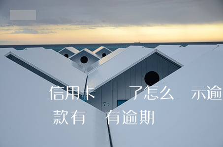 信用卡錢還了怎么顯示逾期(怎么看信用卡還款有沒有逾期)