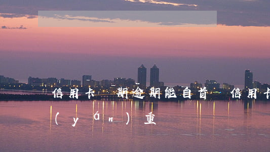 信用卡長期逾期能自首嗎(信用卡逾期后果嚴(yán)重嗎)