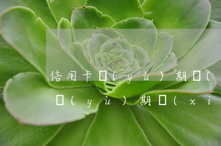 信用卡預(yù)期協(xié)商(信用卡預(yù)期協(xié)商還款啦,可是證信出了問題)