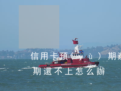 信用卡預(yù)期還不起咋辦(我信用卡逾期還不上怎么辦)