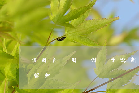 信用卡領用條例關于逾期(信用卡逾期相關法律知識)