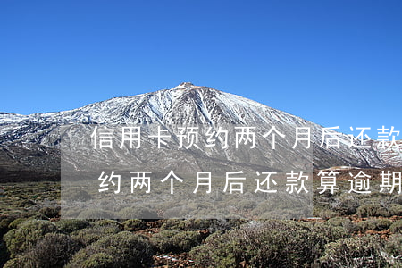 信用卡预约两个月后还款算逾期吗(信用卡预约两个月后还款算逾期吗)