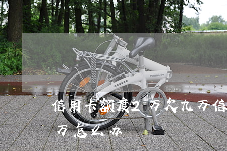 信用卡额度2万欠九万(信用卡额度2万欠九万怎么办)