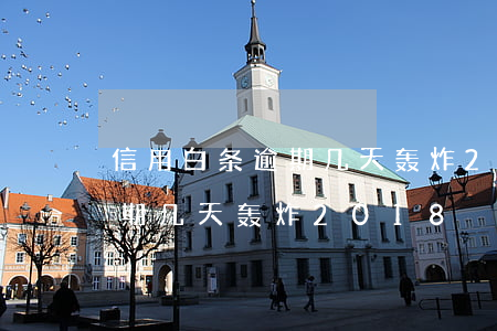 信用白条逾期几天轰炸2018 信用白条逾期几天轰炸2018