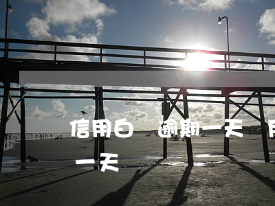 信用白條逾期一天費用多少錢(普通白條逾期一天)