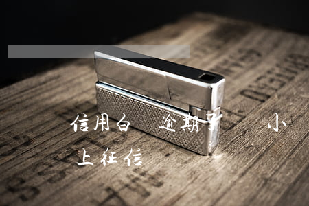 信用白條逾期了幾個小時-白條逾期幾小時上征信嗎