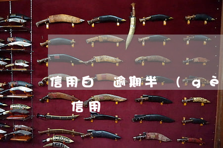 信用白條逾期半個(gè)月-白條逾期影響信用嗎