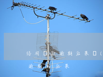 信用貸款逾期后果嚴(yán)重 信用貸款逾期的后果