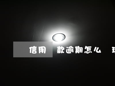 信用貸款逾期怎么處理方法