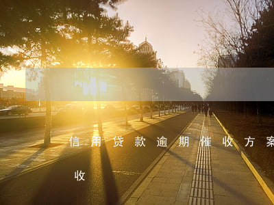 信用贷款逾期催收方案(贷款逾期如何面对催收)