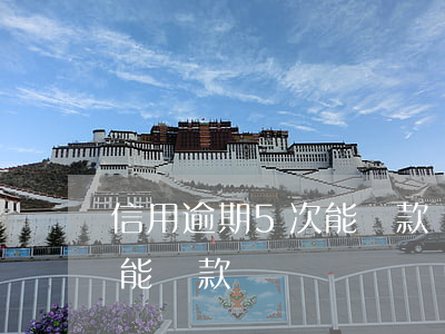 信用逾期5次能貸款嗎(信用卡有五次逾期還能貸款嗎)