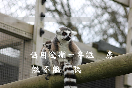 信用逾期一年能辦房貸嗎(信用卡逾期1年還能不能貸款)