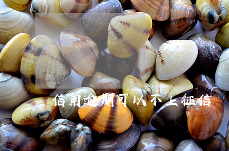 信用逾期可以不上征信嗎
