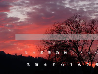 信用逾期為啥可以用花唄(花唄逾期上征信嗎?花唄逾期有什么后果)