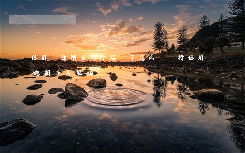 信用長逾期后銀行起訴了怎么辦(銀行信用貸逾期多久能起訴)