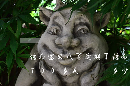 信而富欠八百逾期了(信而富欠了200欠了700多天應該還多少)