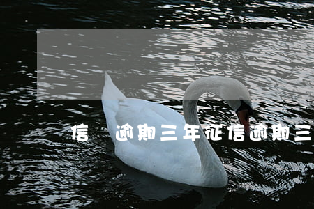 信貸逾期三年(征信逾期三年)