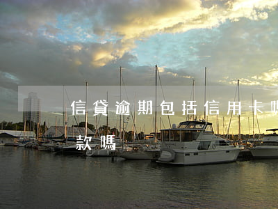 信貸逾期包括信用卡嗎(有信用卡逾期可以貸款嗎)