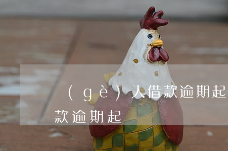 個(gè)人借款逾期起訴(個(gè)人借款逾期起訴)