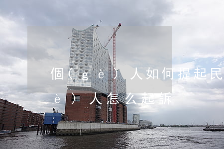 個(gè)人如何提起民事訴訟(起訴個(gè)人怎么起訴)