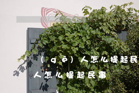個(gè)人怎么提起民事訴訟(個(gè)人怎么提起民事訴訟)