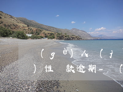 個(gè)人經(jīng)營(yíng)性貸款逾期-個(gè)人經(jīng)營(yíng)性貸款逾期法院起訴公司