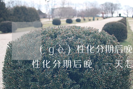 個(gè)性化分期后晚還一天 個(gè)性化分期后晚還一天怎么辦
