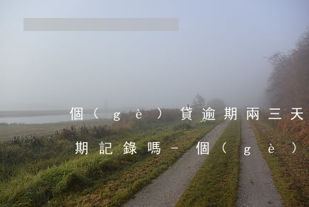 個(gè)貸逾期兩三天會(huì)有逾期記錄嗎-個(gè)貸逾期兩三天會(huì)有逾期記錄嗎怎么辦