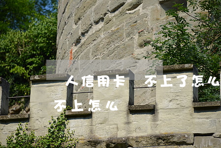 個人信用卡還不上了怎么辦(信用卡用完了還不上怎么辦)