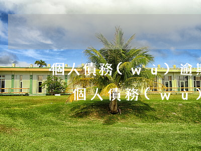 個人債務(wù)逾期負債減免個性化分期-個人債務(wù)逾期負債減免個性化分期還款