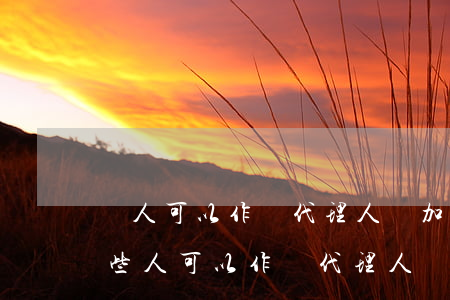 個人可以作為代理人參加訴訟嗎(民事訴訟哪些人可以作為代理人)