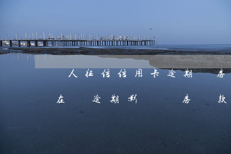 個人征信信用卡逾期買房(個人征信信用卡存在過逾期影響買房貸款嗎)