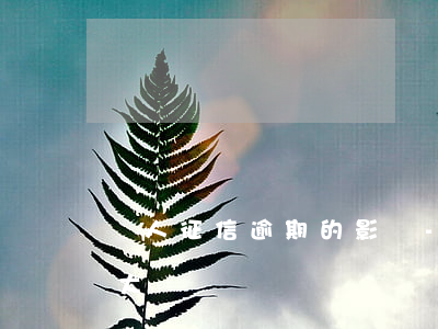 個人征信逾期的影響-個人征信逾期的影響大嗎