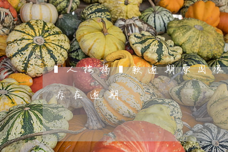 個人按揭貸款逾期原因(很遺憾您的個人貸款存在逾期)