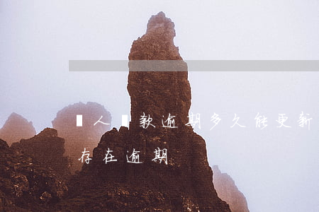個人貸款逾期多久能更新(您的個人貸款當前存在逾期)