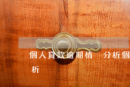 個人貸款逾期情況分析(個人貸款逾期情況分析)