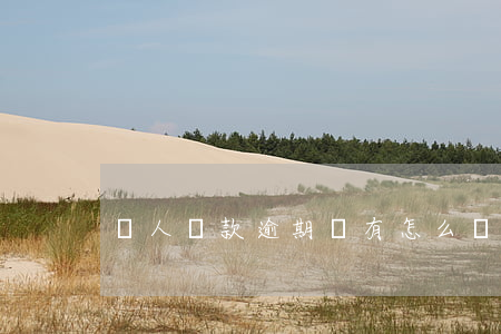 個人貸款逾期會有怎么樣