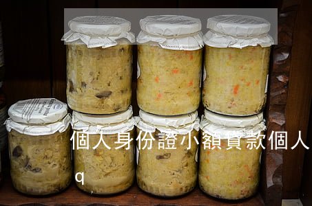 個人身份證小額貸款(個人身份證小額貸款qq)