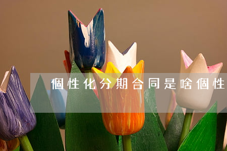 個性化分期合同是啥 個性化分期合同是啥