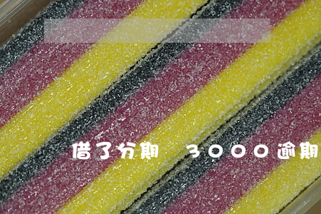 借了分期樂3000逾期3年了-