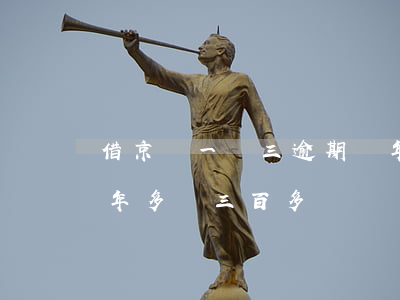借京東一萬三逾期兩年(京東借款2000一年多還三百多)