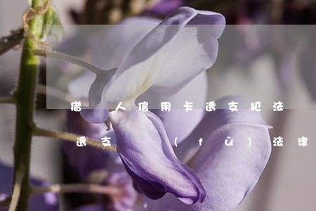 借別人信用卡透支犯法嗎(信用卡借給別人用透支,誰負(fù)法律責(zé)任)